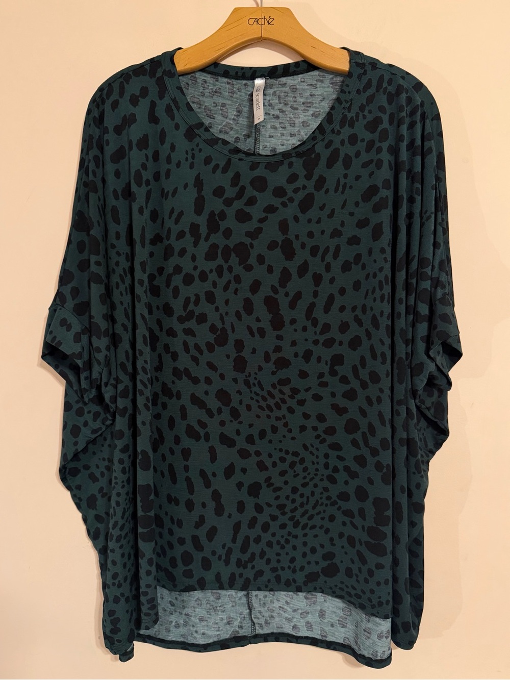 Spotted Dolman Top